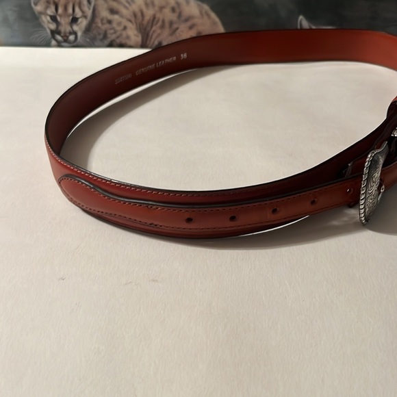 Rare Vintage 1966 Genuine Leather Belt! New! - Picture 4 of 11